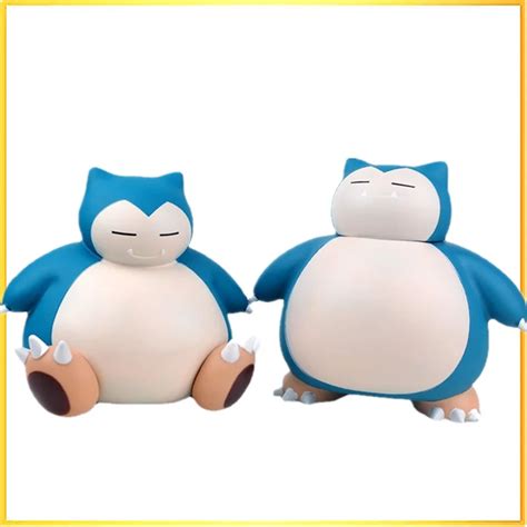 Figuras De Anime Kawaii De Pok Mon Pikachu Snorlax Modelo De