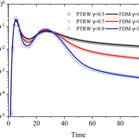 Solute Snapshots Calculated By The Finite Difference Method And