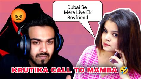 When Krutika Call To Mamba Mamba Shocked YouTube