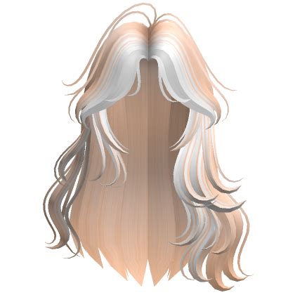 Two Tone Flowy Siren Waves Hair Blonde White S Code Price Rblxtrade