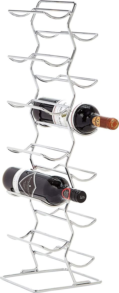 Metal Wine Rack Free Standing Floor Wine Bottle Storage Display Rack Wine Racks Suitable For