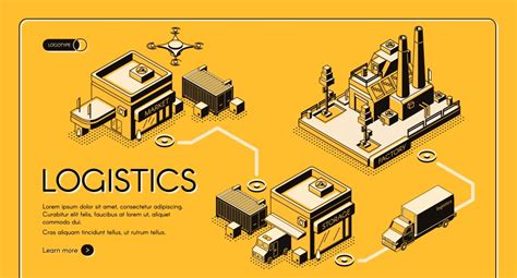 logistics banner vector images