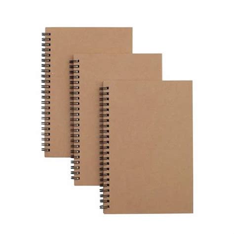 Packs Soft Cover Notebook With Lined Paper Brown Spiral Notebooks At