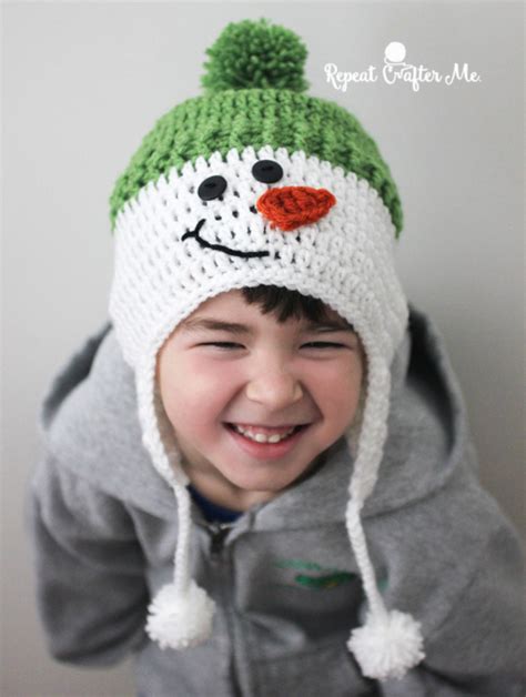 Snowman Hat Pattern Crochet