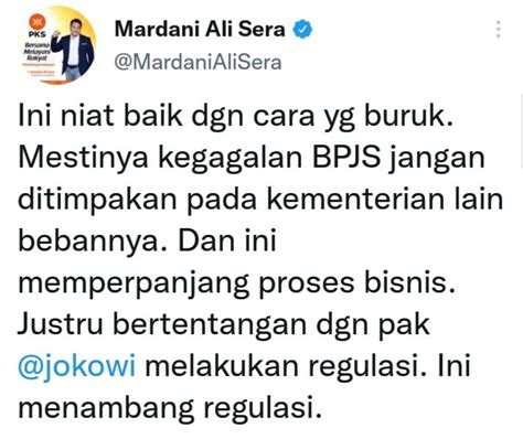 Tanggapi Kartu BPJS Kesehatan Jadi Syarat Jual Beli Tanah Mardani Ali