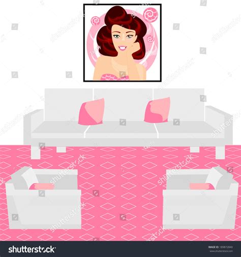 Interior Design Modern Living Room Stock Vector Royalty Free 189872840 Shutterstock