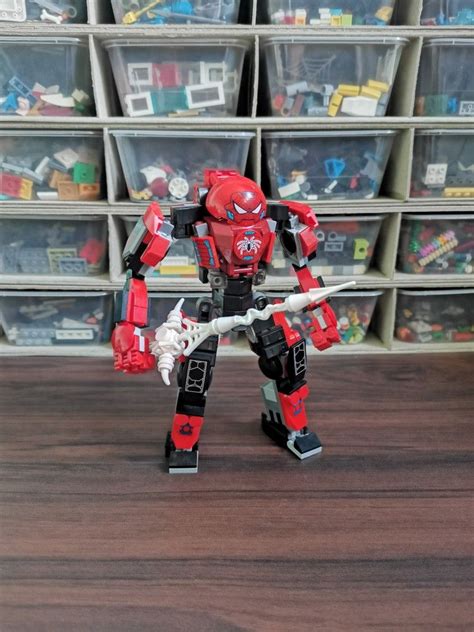 Miles Morales Mech Armor Lego Spiderman