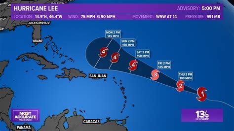 Lee remains a major hurricane | 13newsnow.com