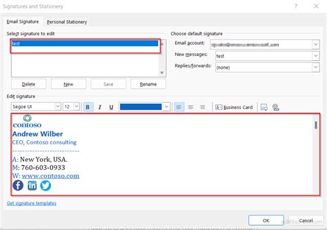 Synchronize Outlook Signatures To Set The Email Signatures To All