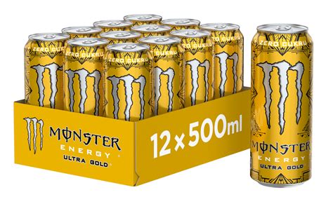 Monster Ultra Gold Napój Energetyczny 500ml X12 13966180373 Allegropl