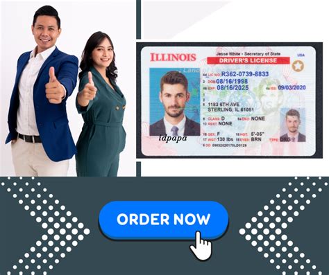 Purchase Authentic Looking Illinois Fake IDs At IDPAPA Your Trusted