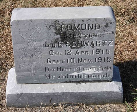 Edmund Schwartz 1916 1918 Mémorial Find A Grave