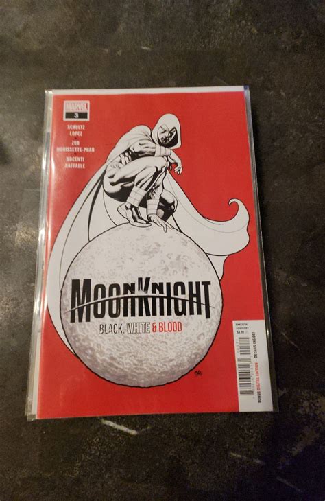 Moon Knight Black White Blood 3 2022 Comic Books Modern Age