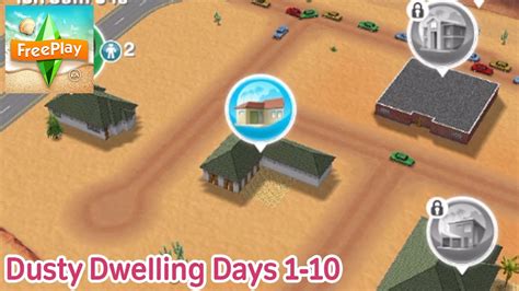 The Sims Freeplay Sim Springs Dusty Dwelling Days Youtube