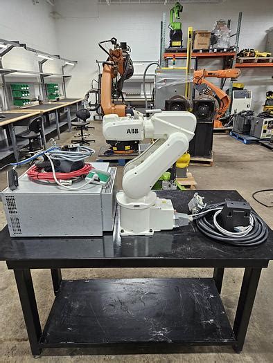 Used Abb Irb Industrial Robot With Irc Controller For Sale In