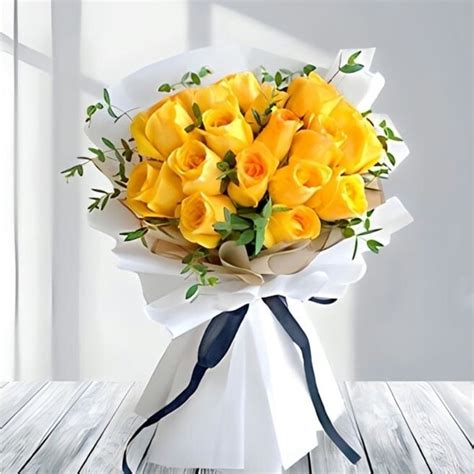 Yellow Roses Bouquet | Send To Karachi | FlowerVista