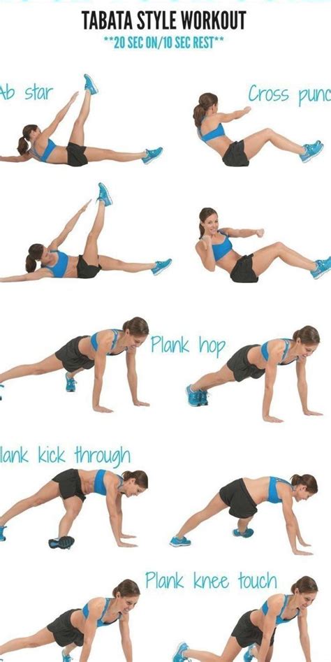 Tabata Moves To Rock Your Core No Equipment Needed Make This Workout 10 Min