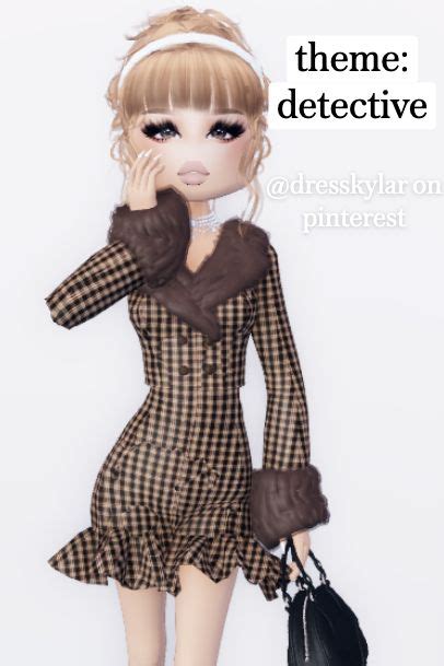 Dress To Impress Detective 🎀 In 2024 Aesthetic Roblox Royale High Outfits Fall Outfits For