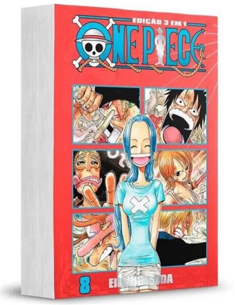 ONE PIECE 3 EM 1 Vol 5 EIICHIRO ODA Mangá ワンピース Brazil 2022 Português