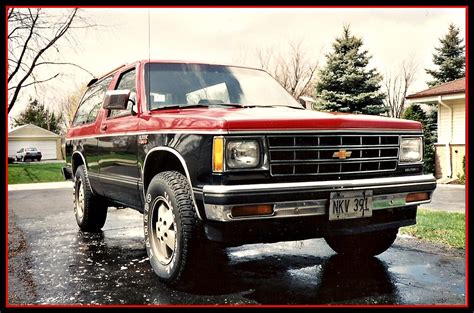 1985 Chevy S10 Blazer My 2nd Truck Photo Taken In 1989 In Flickr