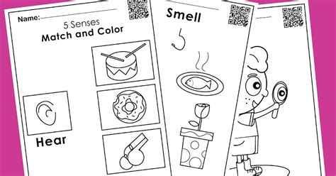 Coloring Pages For Senses