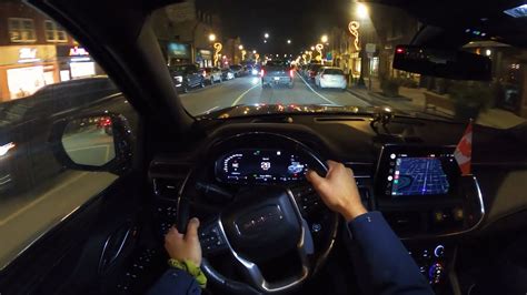 2022 GMC Yukon SLT POV Night Drive YouTube