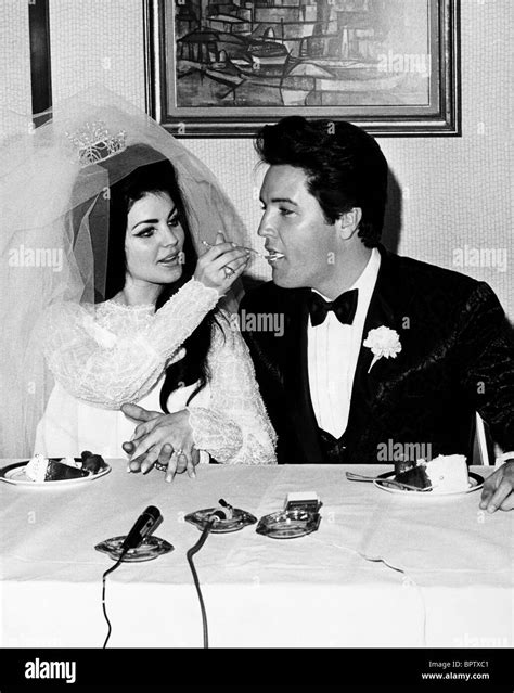 Elvis Presley And His Wife