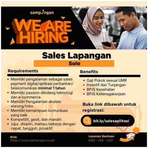 Lowongan Kerja Sales Lapangan Untuk Aplikasi Di Solo Info Loker Solo