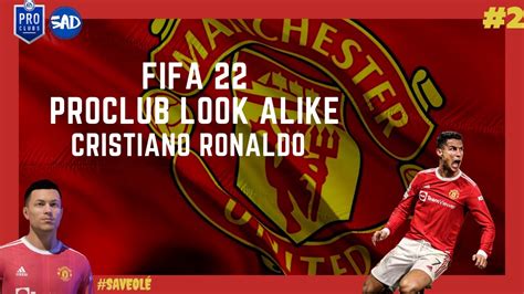 FIFA 22 Create Cristiano Ronaldo Pro Clubs Look Alike Manchester