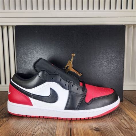 Mens Nike Air Jordan Low Bred Toe Chicago Sneakers