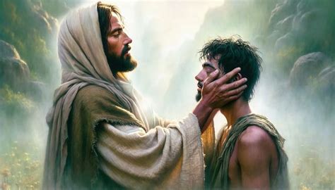 Christian Art Be Opened Christian Art Of The Jesus Christ Healing A