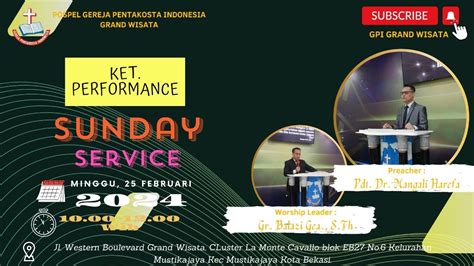 GPI GrandWisata Performance Day Bijak Dalam Bergaul Pdt DR Mangali