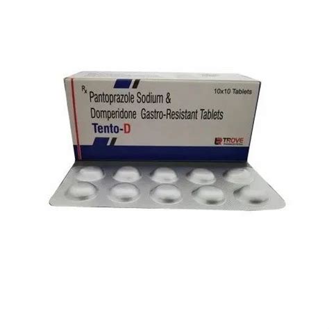 Pantoprazole Sodium And Domperidone Gastro Resistant Tablets Packaging