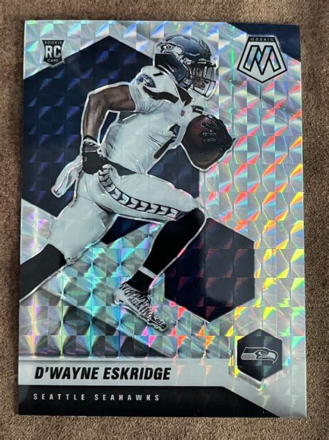 Dwayne Eskridge 2021 Panini Mosaic Silver Mosaic RC EBay