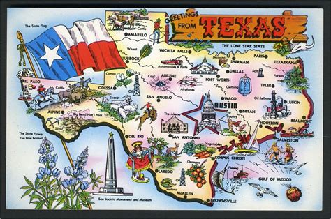 Texas Tourist Attractions Map | Tourist Map Of English