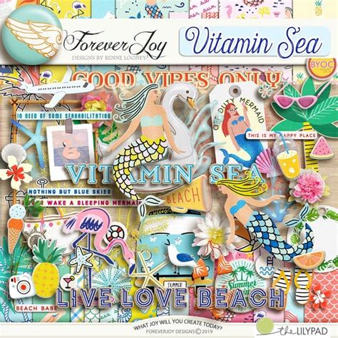 Vitamin Sea page kit – ForeverJoy Designs