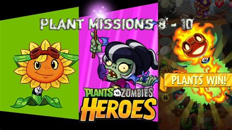 Plants Vs Zombies Heroes Plant Missions To Youtube