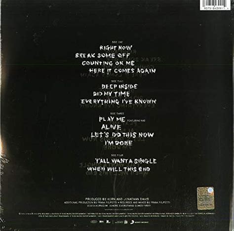 Korn Take A Look In The Mirror 2lp Vinyl New
