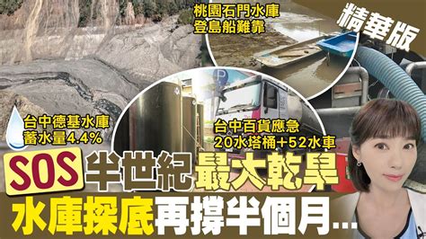 【洪淑芬報新聞】乾旱21水庫9座蓄水率低於20成大峽谷 不知民苦王美花沒問題 精華版中天新聞ctinews Youtube