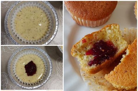 IMPASTO MUFFIN VANIGLIA CON MARMELLATA Dolce Ripieno Goloso Cucinare