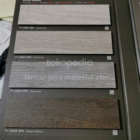 Jual Vinyl Vinil Lantai Spc Click Klik Taco Mm Underlayer Lantai Kayu