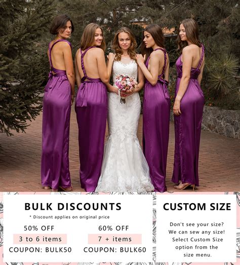 Satin Eggplant Bridesmaid Dresses