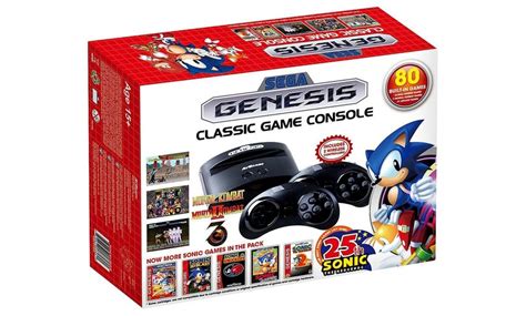 Sega Genesis Classic Game Console With Built In Games Groupon