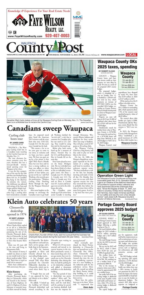 Waupaca County Post Waupaca County Post