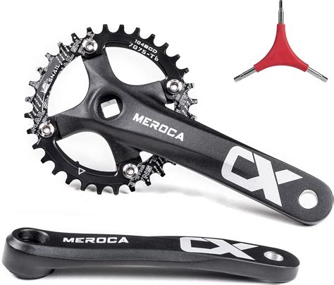 Amazon Cyclon Single Speed Square Taper Crankset Mm Mountain