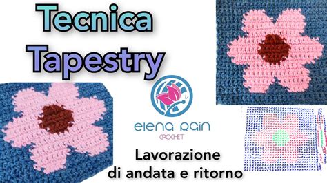 Tutorial Tecnica Tapestry Col Uncinetto Lavorazione Dritto Speedy