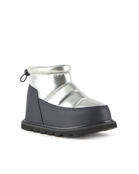 United Nude Zembla Bubble Platform Bootie In Gray Lyst