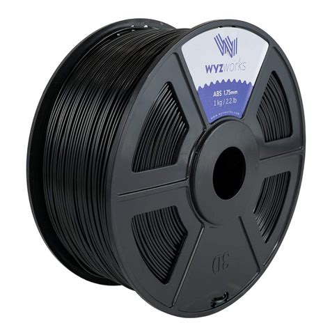 Wyzworks Abs Mm Black Premium D Printer Filament Dimensional