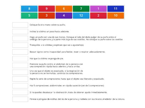 Pasos Para Realizar La Maniobra De Heimlich Match Up