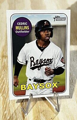 Cedric Mullins 2018 Topps Heritage Minor League Prospect Baltimore